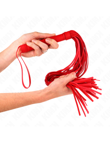 KINK - FRUSTA IN PVC MORBIDO ROSSO 70 CM