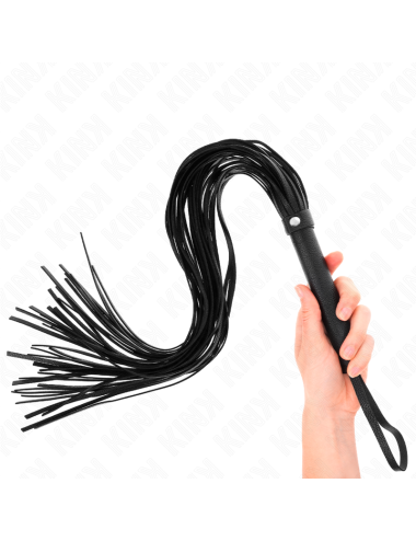 KINK - FRUSTA IN PVC MORBIDO NERO 70 CM