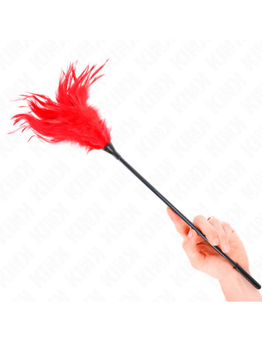 KINK - PIUME MULTIPLE ROSSE TICKLE 45 CM