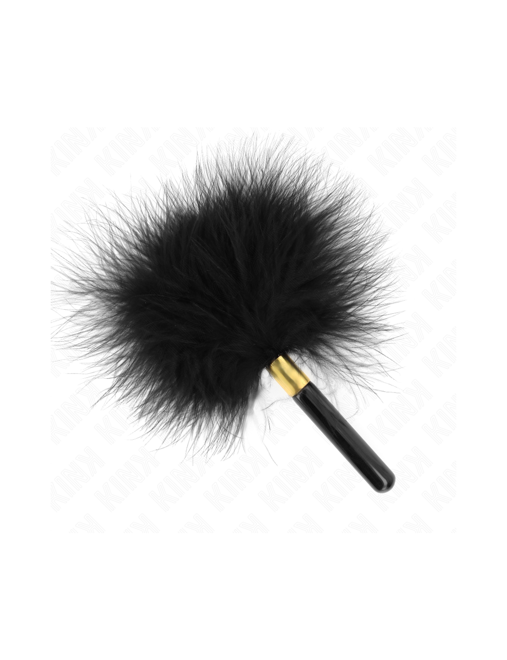 KINK - PIUME TICKLE IN METALLO ORO NERO 18 CM
