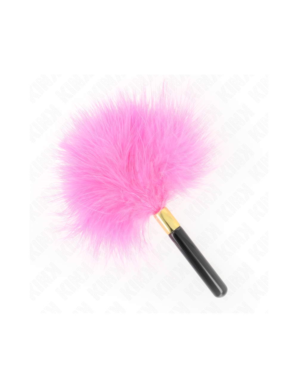 KINK - PIUME TICKLE IN METALLO ORO FUCSIA 18 CM