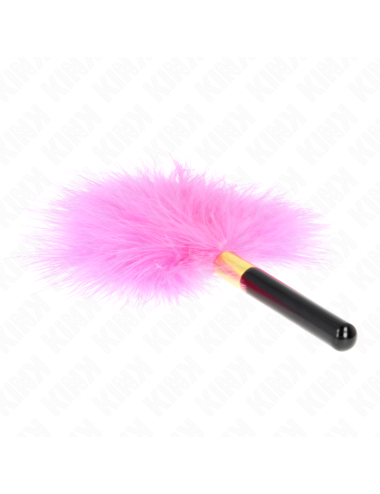 KINK - PIUME TICKLE IN METALLO ORO FUCSIA 18 CM