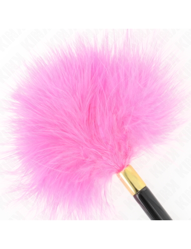 KINK - PIUME TICKLE IN METALLO ORO FUCSIA 18 CM