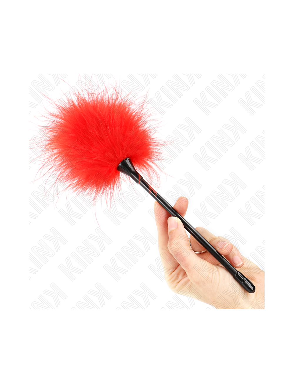 KINK - PIUME ROSSE TICKLE UTILIZZATE PER IL KIT BONDAGE 27 CM
