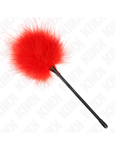 KINK - PIUME ROSSE TICKLE UTILIZZATE PER IL KIT BONDAGE 27 CM