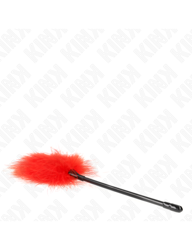 KINK - PIUME ROSSE TICKLE UTILIZZATE PER IL KIT BONDAGE 27 CM