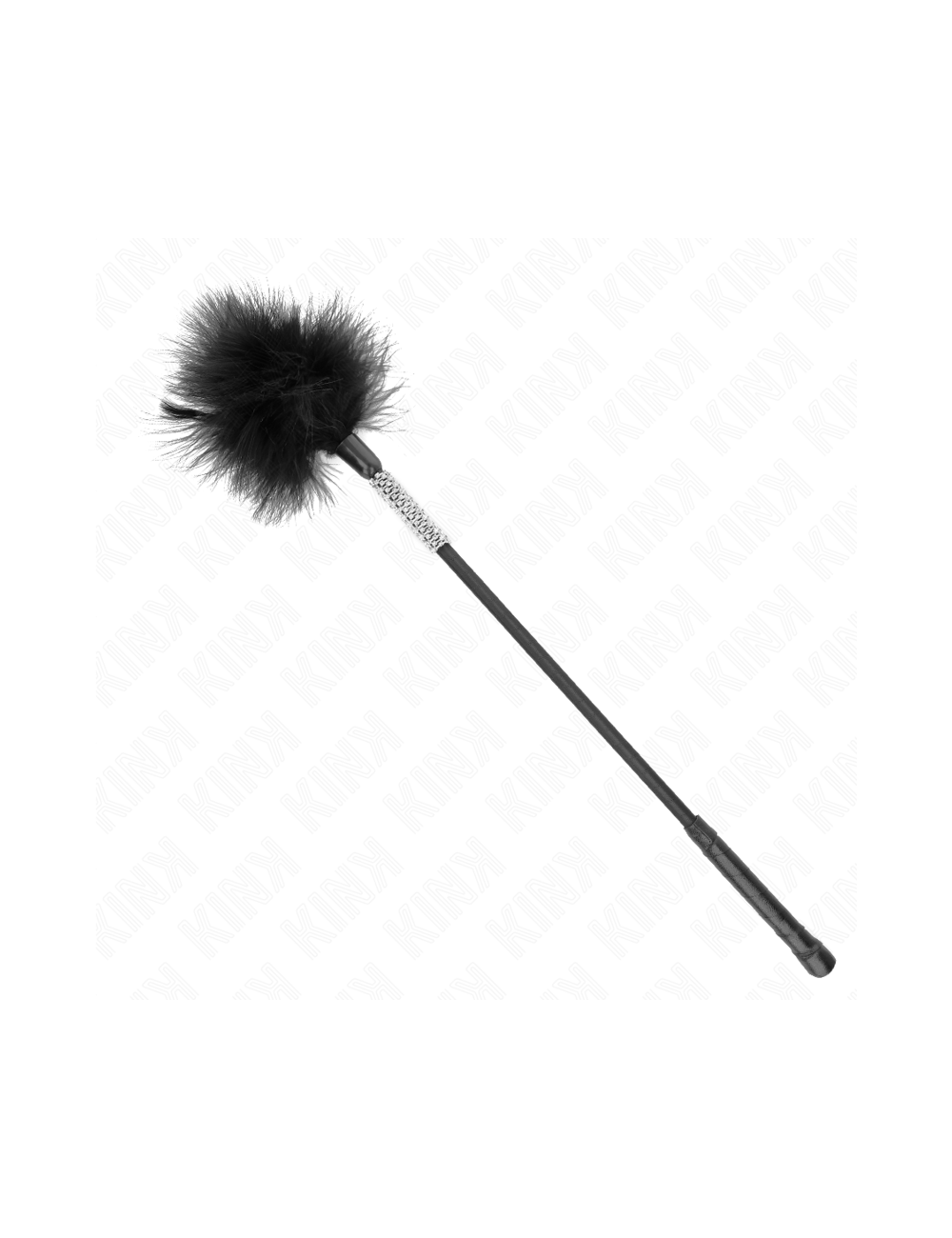 KINK - PIUME TICKLE CON MANICO STRASS 50 CM