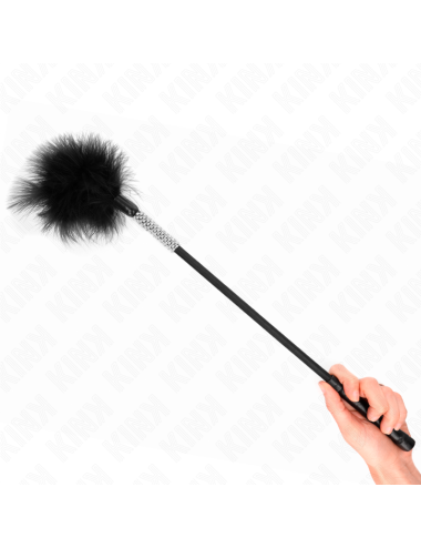 KINK - PIUME TICKLE CON MANICO STRASS 50 CM