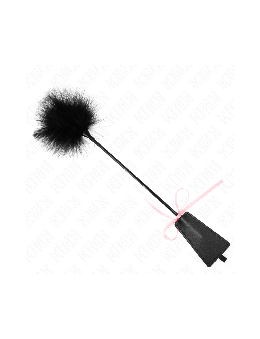 KINK - PIUME TICKLE CON FIOCCO NASTRO ROSA 49 CM