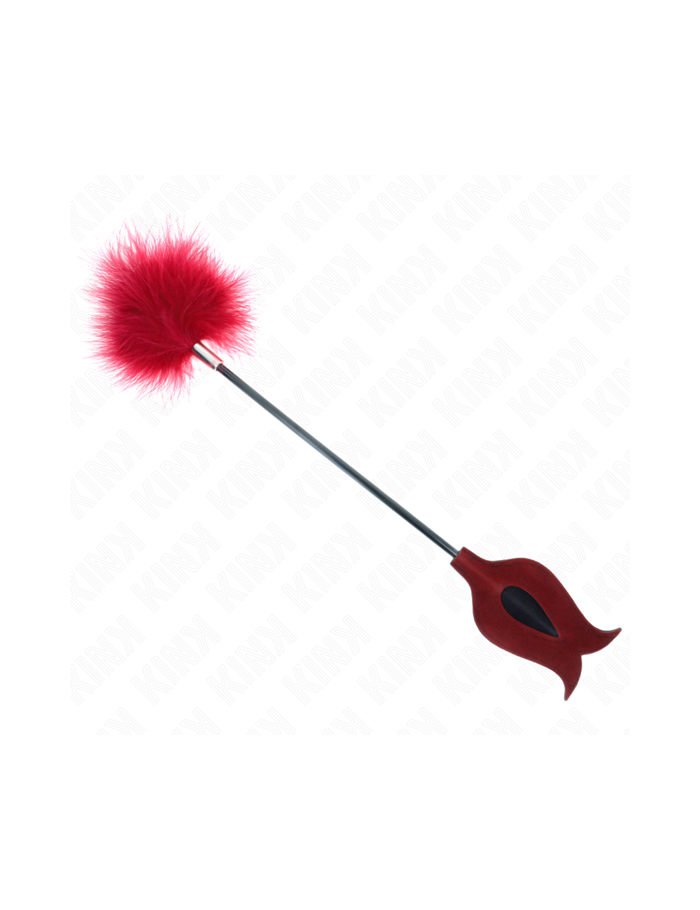 KINK - PIUME SOLLECITANTI CON PAGAIA A FORMA DI ROSA 8 CM