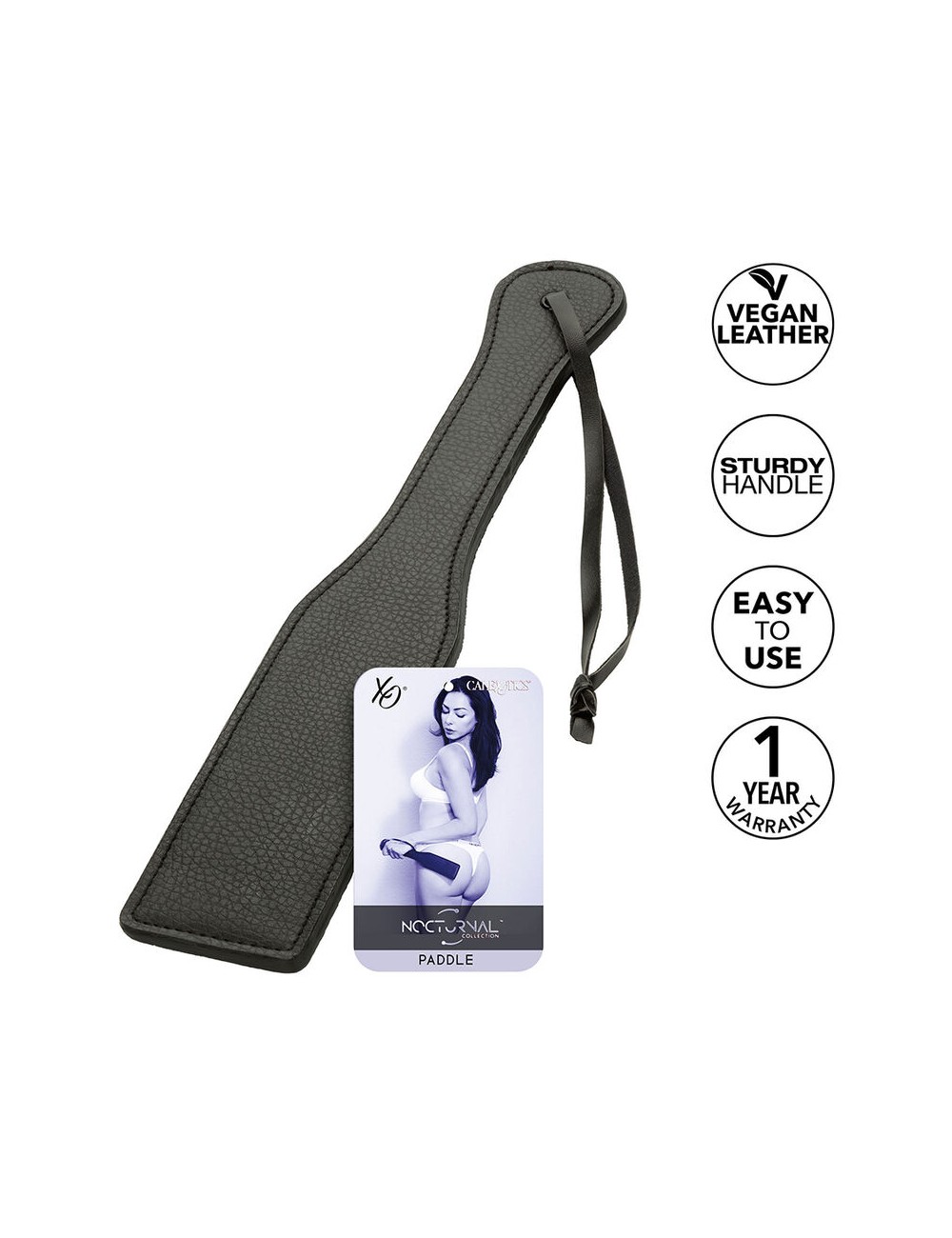 CALEXOTICS - NOCTURNAL PELLE PADDLE NERA CALEXOTICS - NOCTURNAL PELLE PADDLE NERA