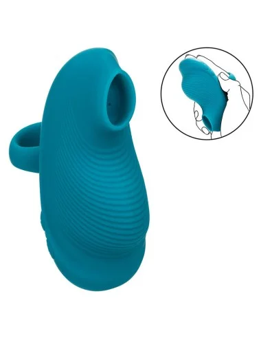 CALEXOTICS - ENVY MASSAGGIATORE PALLA ROTANTE PORTATILE 7 VIBRAZIONI BLU