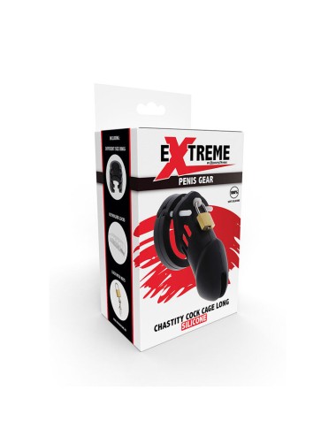 HIDDEN DESIRE - EXTREME GABBIA PER CAZZO IN SILICONE TAGLIA L NERA