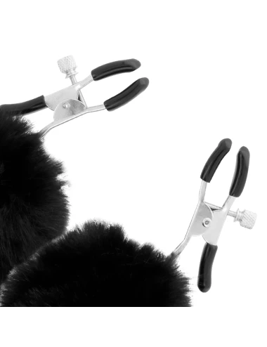 DARKNESS - MORSETTI PER CAPEZZOLI CON POM POM 1