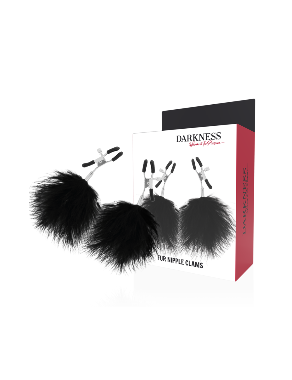 DARKNESS - MORSETTI PER CAPEZZOLI POM-POM 2 DARKNESS - MORSETTI PER CAPEZZOLI POM-POM 2