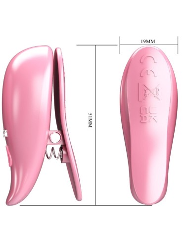PRETTY LOVE - LEAF PINZE PER CAPEZZETTI VIBRANTI ROSA