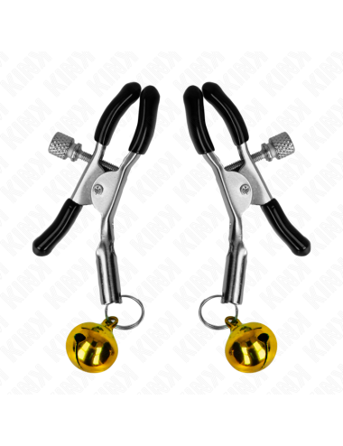 KINK - PINZA PER CAPEZZOLO A CAMPANA SINGOLA ORO 6 CM