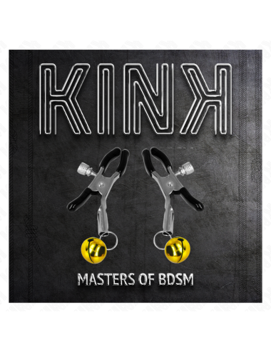 KINK - PINZA PER CAPEZZOLO A CAMPANA SINGOLA ORO 6 CM