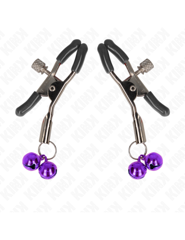 KINK - PINZA PER CAPEZZA DOPPIA VIOLA 6 CM