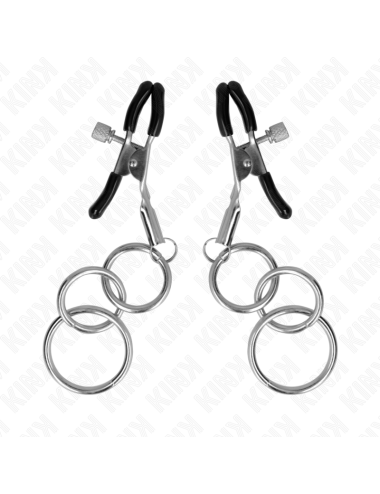KINK - MORSETTO PER CAPEZZOLO CON 3 O-RING 6 CM