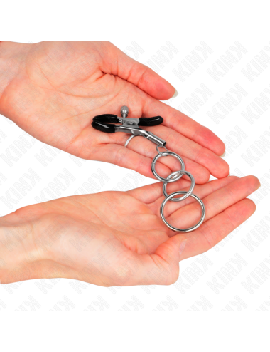 KINK - MORSETTO PER CAPEZZOLO CON 3 O-RING 6 CM
