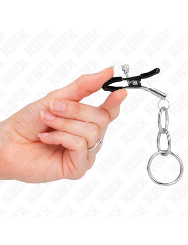 KINK - MORSETTO PER CAPEZZOLO CON 3 O-RING 6 CM