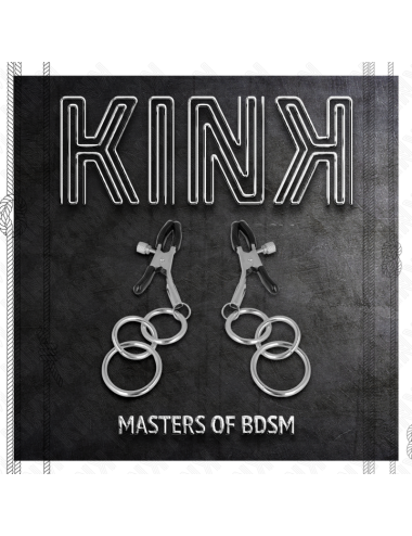 KINK - MORSETTO PER CAPEZZOLO CON 3 O-RING 6 CM