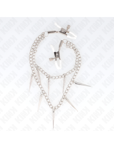 KINK - PINZE PER CAPEzzoli CON CATENE A SPUNTE 30 CM