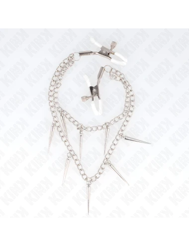 KINK - PINZE PER CAPEzzoli CON CATENE A SPUNTE 30 CM