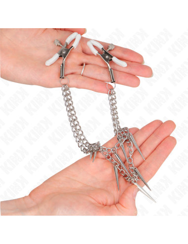 KINK - PINZE PER CAPEzzoli CON CATENE A SPUNTE 30 CM