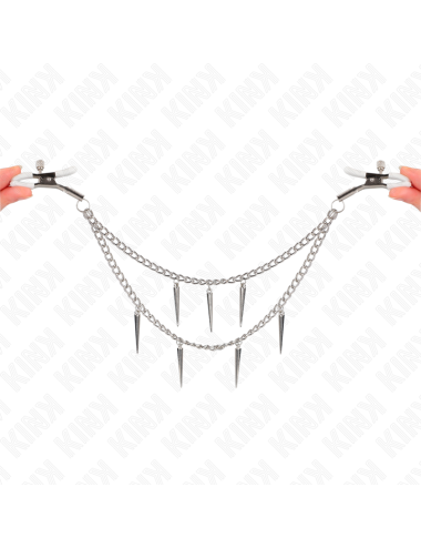 KINK - PINZE PER CAPEzzoli CON CATENE A SPUNTE 30 CM