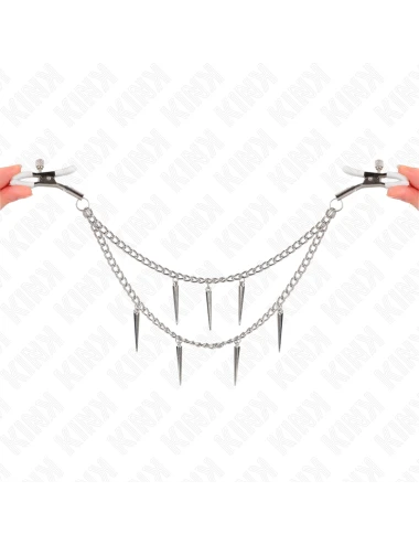 KINK - PINZE PER CAPEzzoli CON CATENE A SPUNTE 30 CM