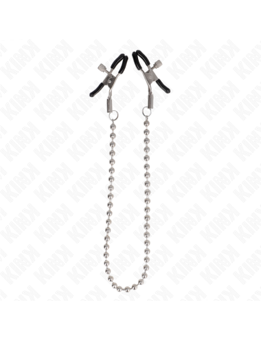 KINK - MORSETTI PER CAPEZZOLI A CATENA DI PERLINE 30 CM