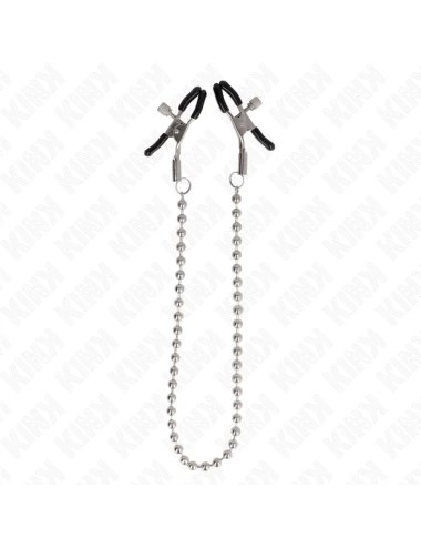 KINK - MORSETTI PER CAPEZZOLI A CATENA DI PERLINE 30 CM