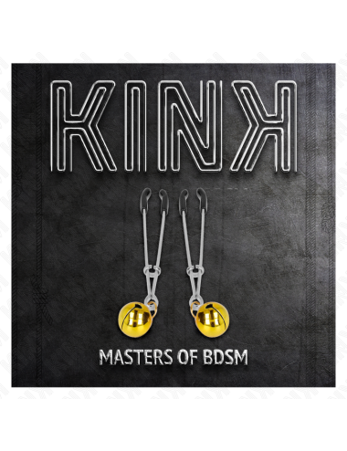KINK - PINZE PER CAPEZZOLI A CAMPANA SOTTILE ORO 7 CM