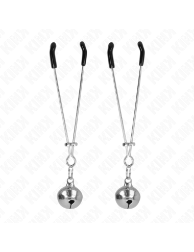 KINK - PINZE PER CAPEZZOLI A CAMPANA SOTTILE ARGENTO 7 CM
