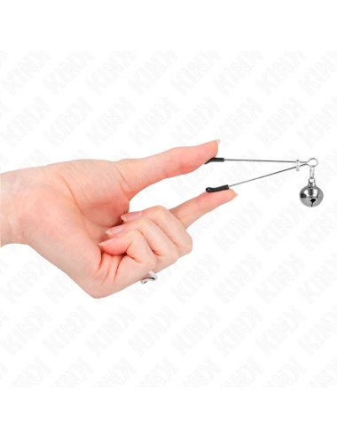 KINK - PINZE PER CAPEZZOLI A CAMPANA SOTTILE ARGENTO 7 CM