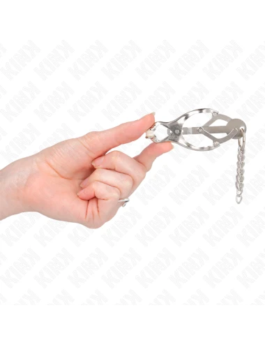 KINK - PINZE PER CAPEZZOLI TRIFOGLIO GIAPPONESE CON CATENINE ARGENTO