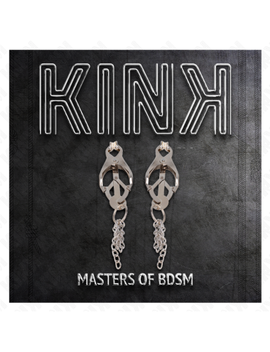 KINK - PINZE PER CAPEZZOLI TRIFOGLIO GIAPPONESE CON CATENINE ARGENTO