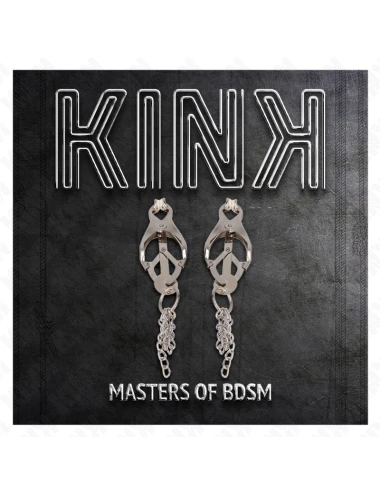 KINK - PINZE PER CAPEZZOLI TRIFOGLIO GIAPPONESE CON CATENINE ARGENTO