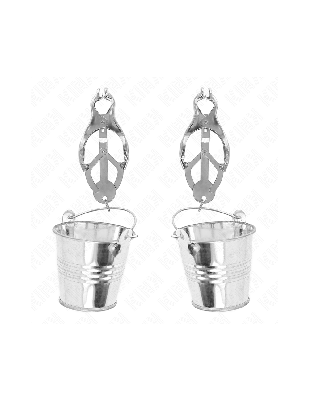 KINK - PINZE PER CAPEZZOLI TRIFOGLIO GIAPPONESE CON SECCHIELLI ARGENTO