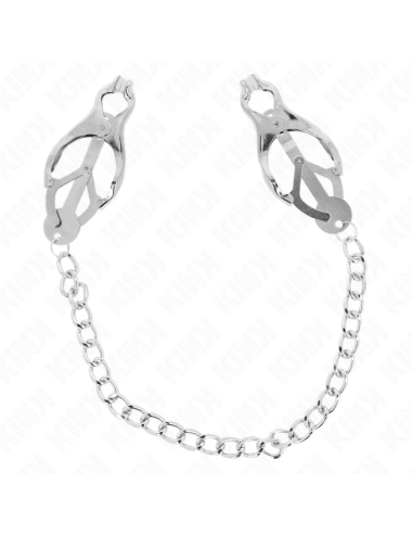 KINK - PINZE PER CAPEZZOLI TRIFOGLIO GIAPPONESE CON CATENA ARGENTO 30 CM