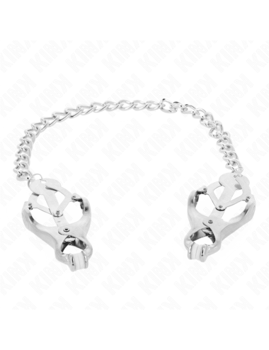 KINK - PINZE PER CAPEZZOLI TRIFOGLIO GIAPPONESE CON CATENA ARGENTO 30 CM