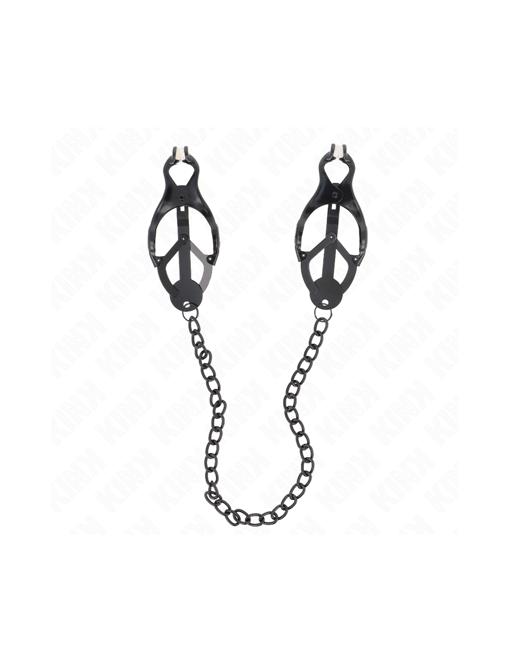 KINK - PINZE PER CAPEZZOLI TRIFOGLIO GIAPPONESE CON CATENA NERA 30 CM