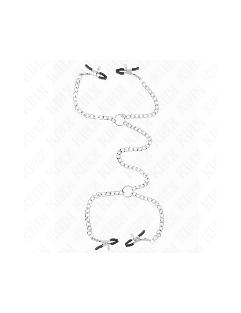 KINK - MORSETTI PER CAPEZZOLI A 4 CATENE 32 CM CON CATENE 14 CM