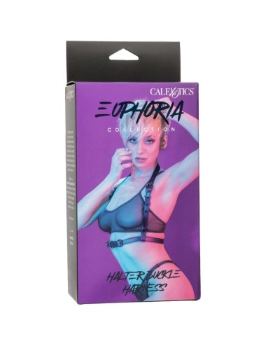 CALEXOTICS - EUPHORIA IMBRACATURA CON FIBBIA HALTER NERA