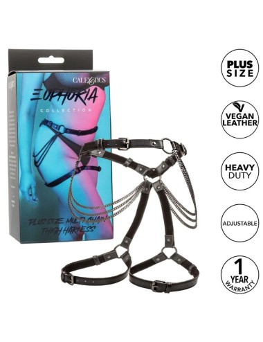 CALEXOTICS - EUPHORIA IMBRACATURA PER COSCIA MULTI CATENA PLUS TAGLIA