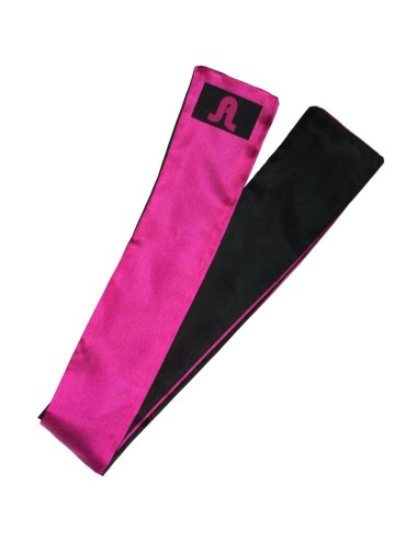 ADRIEN LASTIC - BENDA REVERSIBILE SATINATA ROSA/NERO