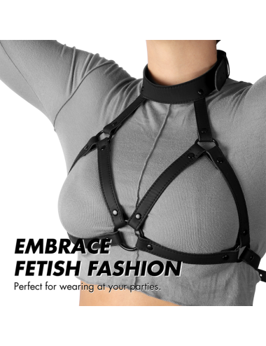 FETISH SUBMISSIVE BONDAGE - IMBRACATURA TORACE REGOLABILE