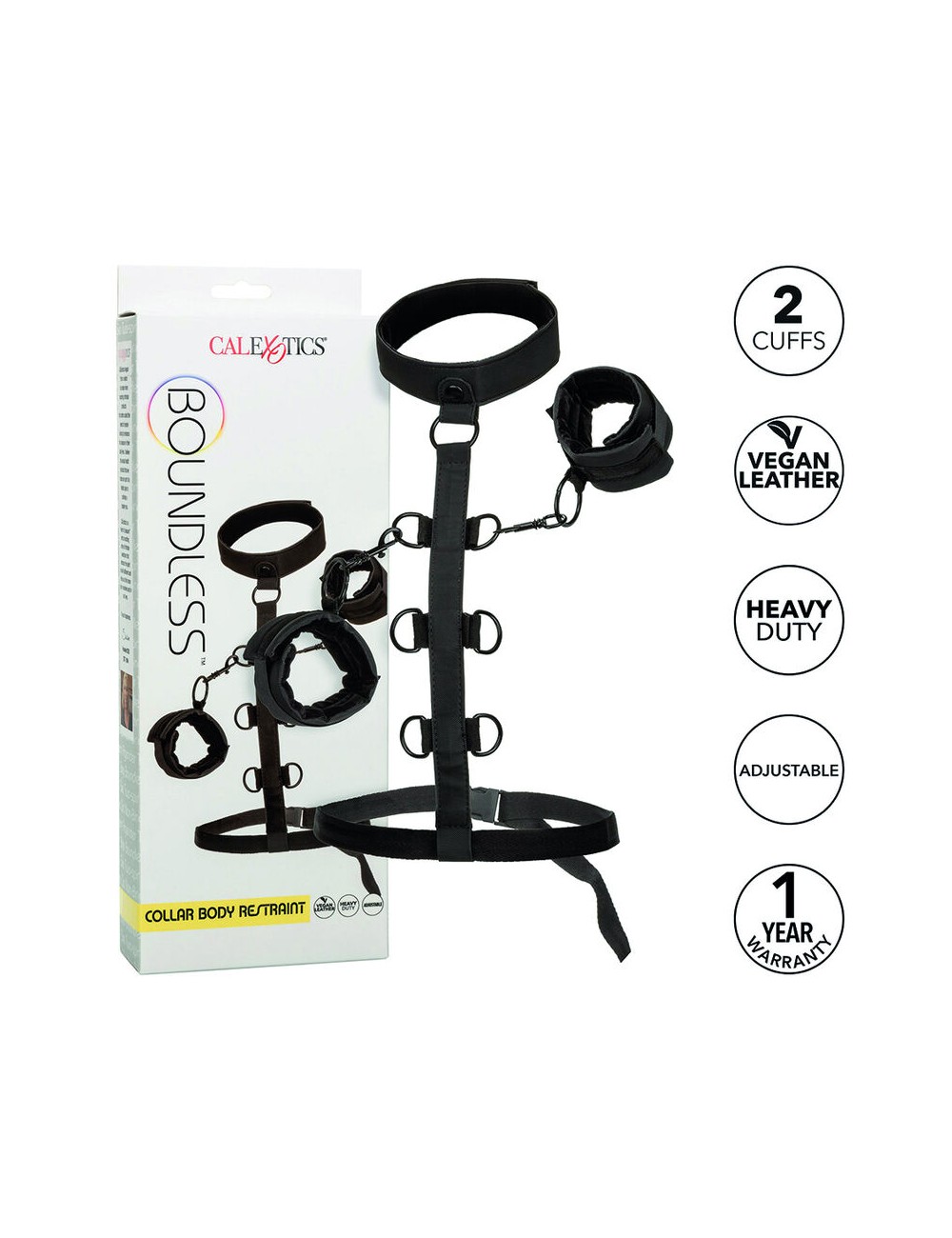 CALEXOTICS - BOUNDLESS COLLARE DI CONTENIMENTO DEL CORPO CALEXOTICS - BOUNDLESS COLLARE DI CONTENIMENTO DEL CORPO